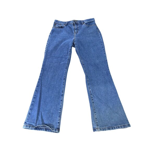 Lauren Jeans Co. Ralph Lauren Womens Petite Bootcut Jeans 10P - Picture 1 of 13